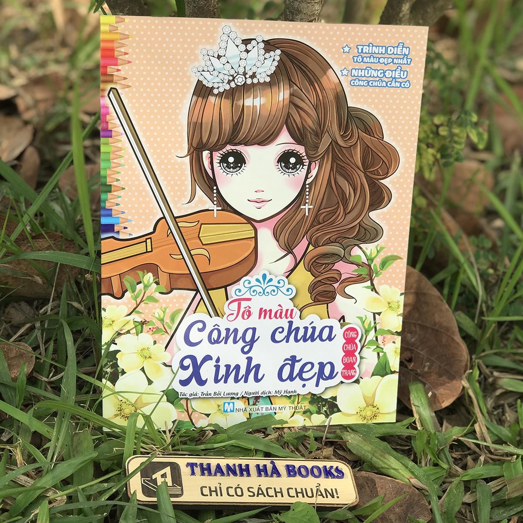 Sách - Tô Màu Công Chúa Xinh Đẹp - Dành cho bé từ 5 đến 15 tuổi (Lẻ tùy chọn)