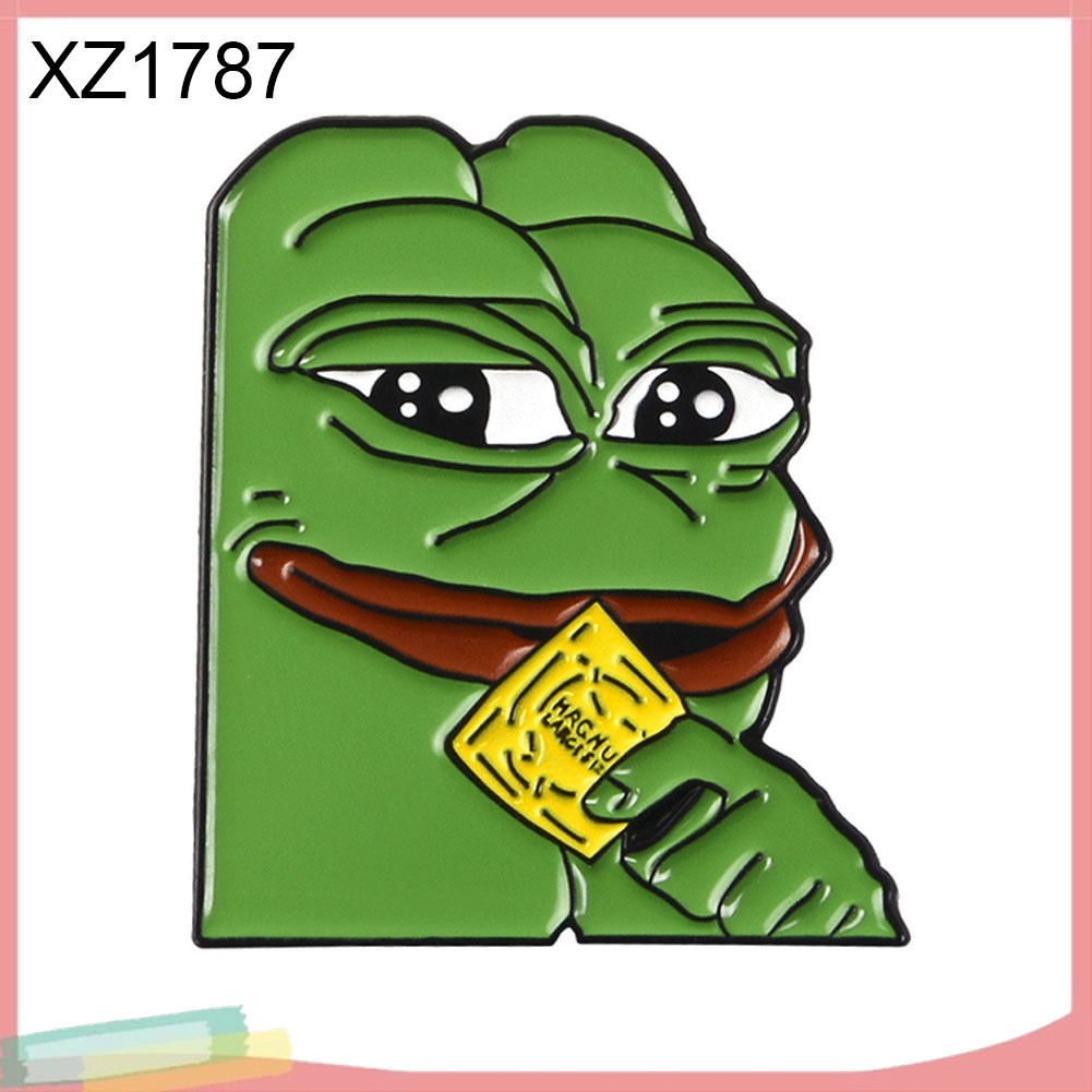 Ghim Cài Áo Hình Chú Ếch Hoạt Hình Dễ Thương