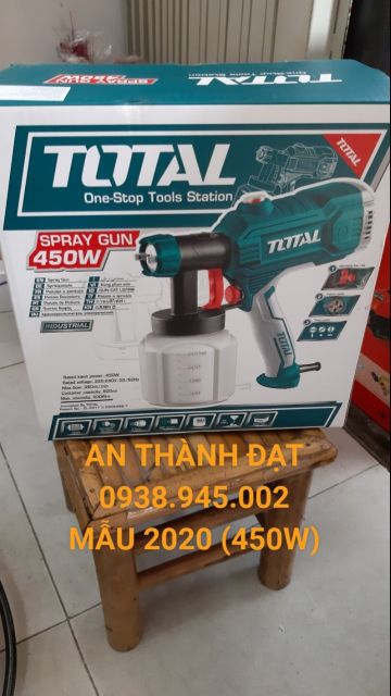 MÁY PHUN SƠN DẦU XÀI ĐIỆN 450W TOTAL (TT3506)