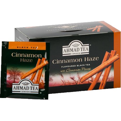 Trà Ahmad vị quế (Cinnamon Haze) (Hộp giấy 40gram - 20 túi lọc có bao thiếc)