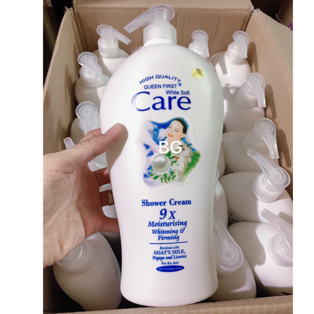 Sữa tắm dê 9x White Care 1200ml