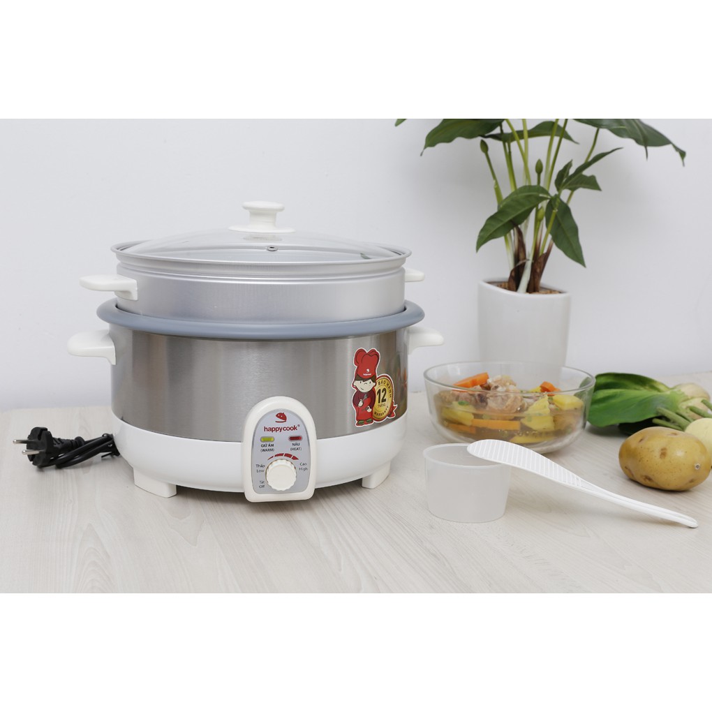 Nồi lẩu điện Happycook (Hàn Quốc) HCHP-350ST 3.5 lít (Mới 100% - Bảo hành 12 tháng)