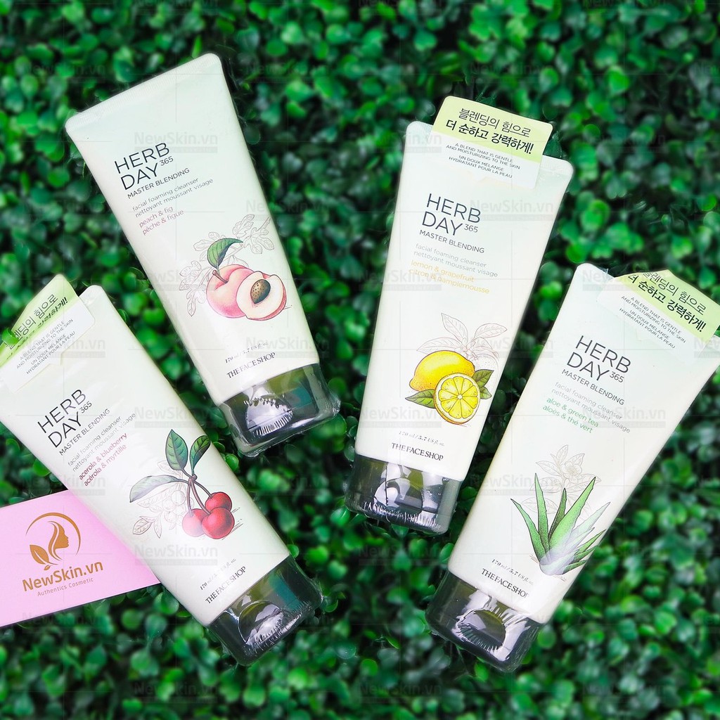 Sữa rửa mặt The Face Shop Herb Day 365 Master Blending Foaming Cleanser 170ml | BigBuy360 - bigbuy360.vn