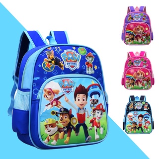 Paw Patrol Túi sách Trẻ em Phim hoạt hình In Túi đi học Tiểu học Ba lô Túi mẫu giáo Trường mầm non Mẫu giáo