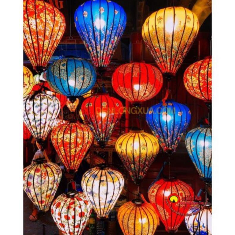 Đèn lồng hội an đèn lồng vải hội an