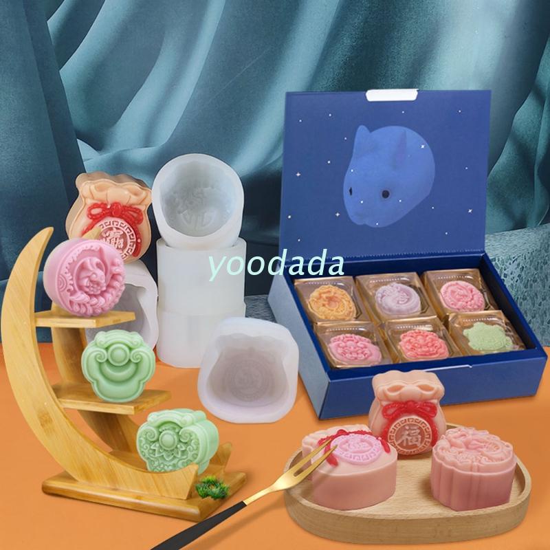 Khuôn Silicone Làm Bánh Trung Thu Kiểu Trung Hoa Sáng Tạo Diy