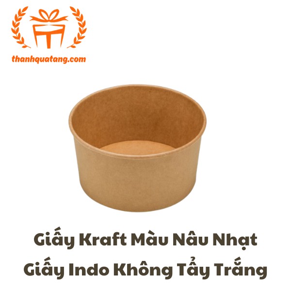 Tô Giấy Kraft Công Nghệ Châu Âu Chống Rỉ Nước 750ml