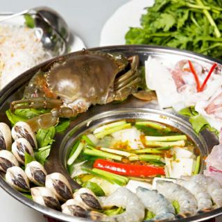 Nồi lẩu mâm vành 18