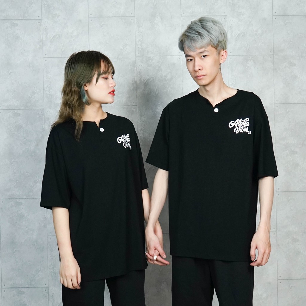 Áo thun ALOHA VIBES N7 Unisex Basic Tee phông trơn nam nữ lỡ oversize form rộng mùa hè sweater ulzzang Hàn Quốc