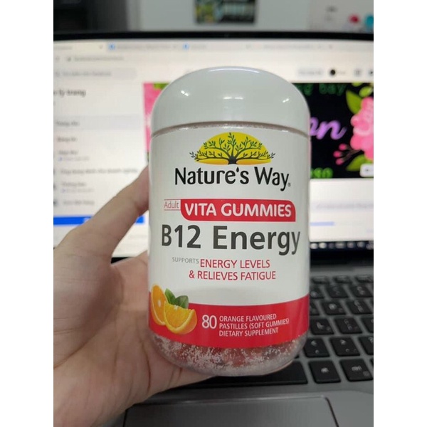 Nature's Way Vita Gummies Adult B12 energy / Womens  80v KẸO VITAMIN TỔNG HỢP NAM/ NỮ
