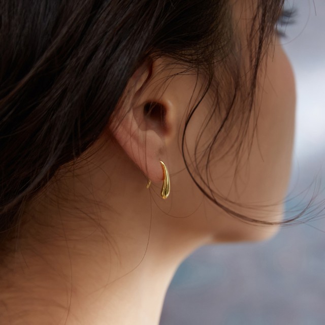 Hoa Tai Dáng Dài Thiết Kế Đơn Giản Phong Cách Hàn Quốc