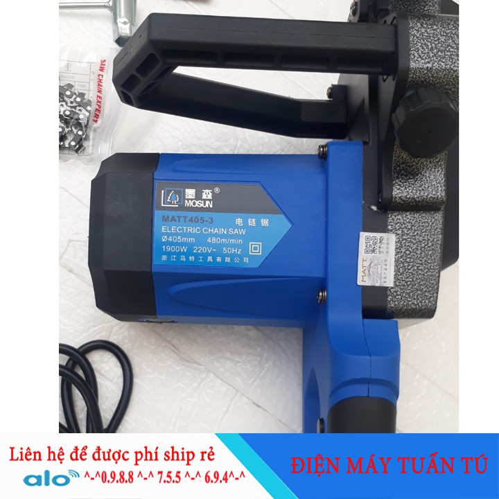 MÁY CƯA XÍCH ĐIỆN 220V-MATT