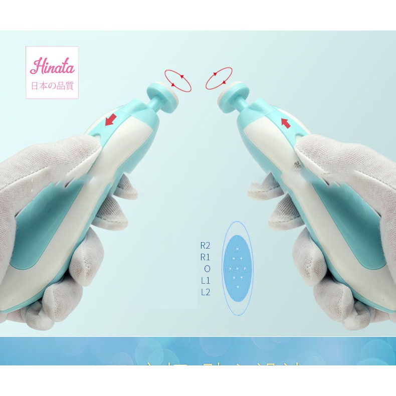 Máy mài và dũa móng tay cho mẹ và bé CMT01 - Thương hiệu Hinata Nhật Bản