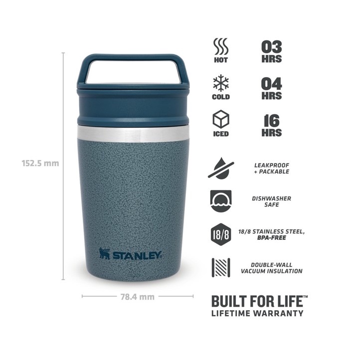 STANLEY ADVENTURE SHORTSTACK TRAVEL MUG 8OZ BÌNH GIỮ NHIỆT