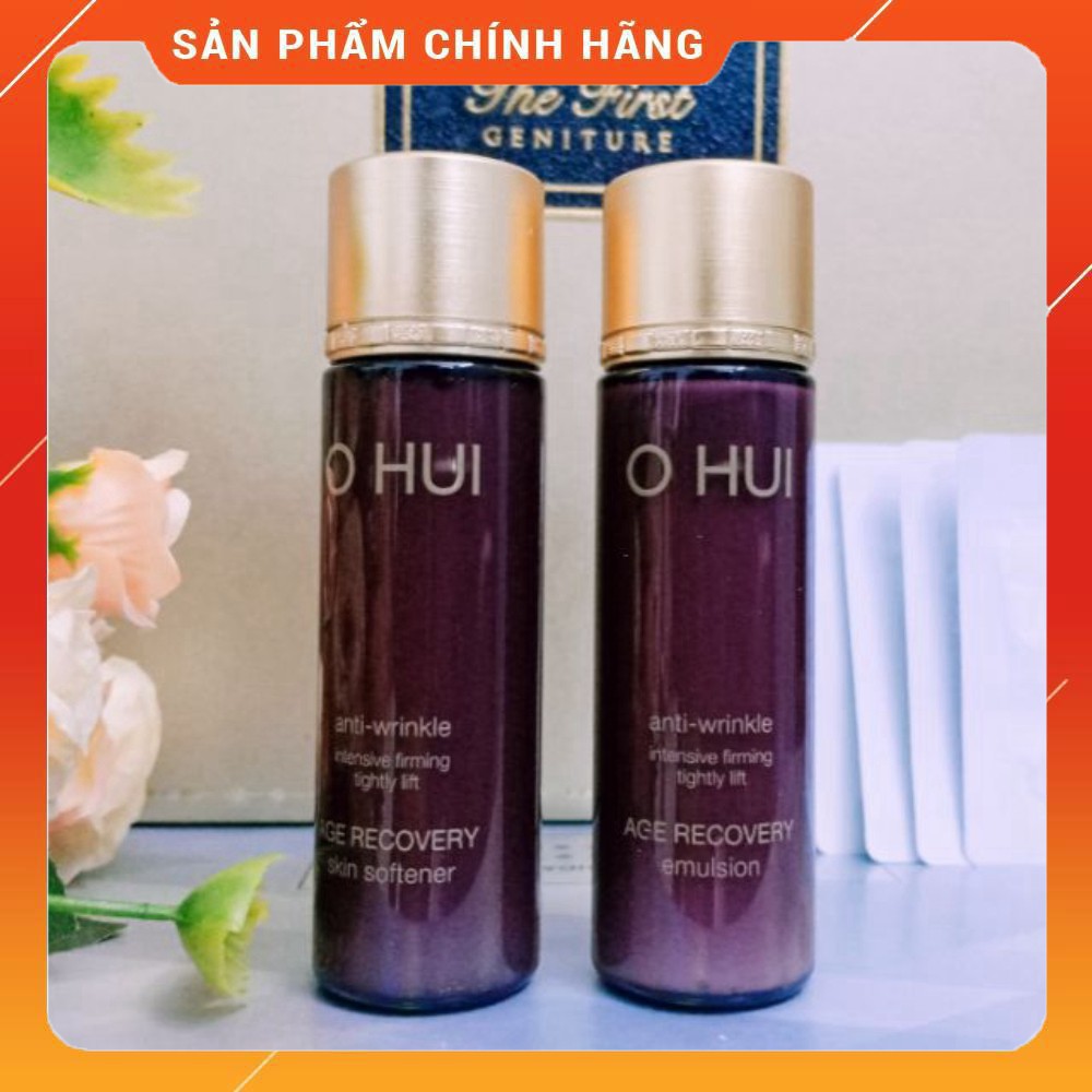 Cặp Nước Hoa Hồng Và Sữa Dưỡng Ohui tím chuyên lấp đầy nếp nhăn và chống lão hóa - Ohui Baby Collagen 20ml