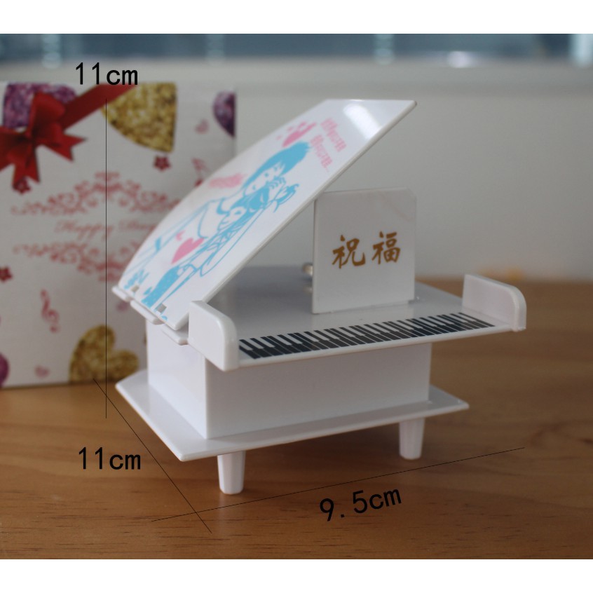 Đàn Piano phát nhạc trang trí bánh sinh nhật