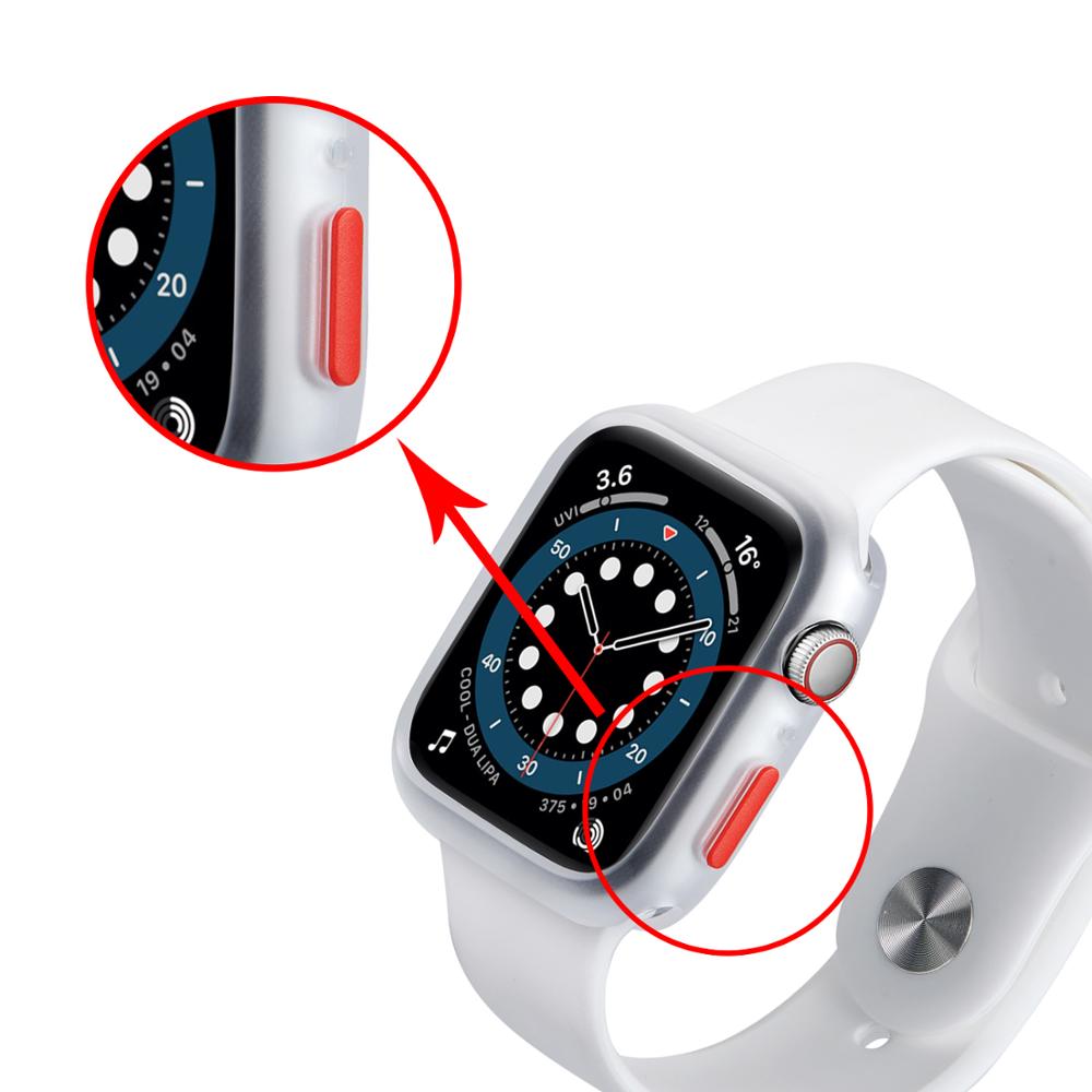 Khung Silicone Bảo Vệ Mặt Đồng Hồ iWatch 6 5 4 Se 44mm 40mm 38mm