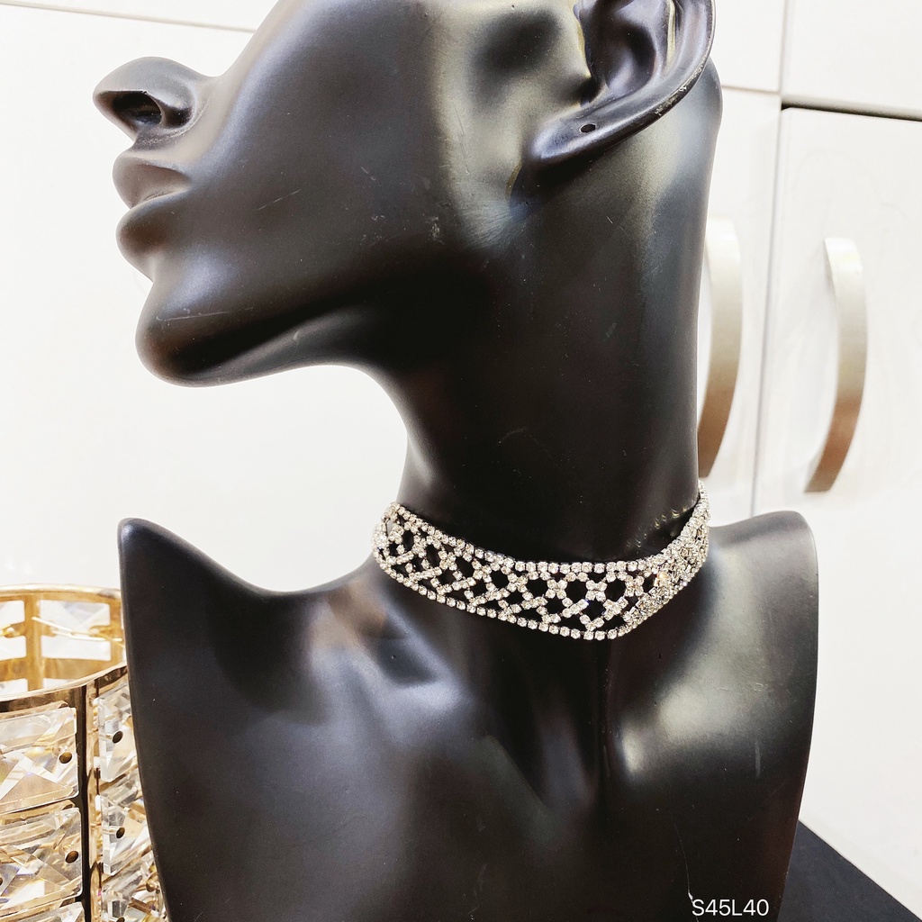 Choker - vòng cổ dính đá nữ cao cấp MS450040