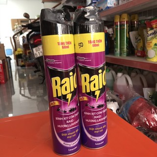 Bình xịt côn trùng RAID hương lavender 660ml