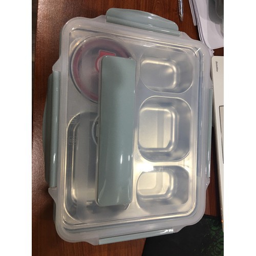 KHAY CƠM INOX 5 NGĂN | BigBuy360 - bigbuy360.vn