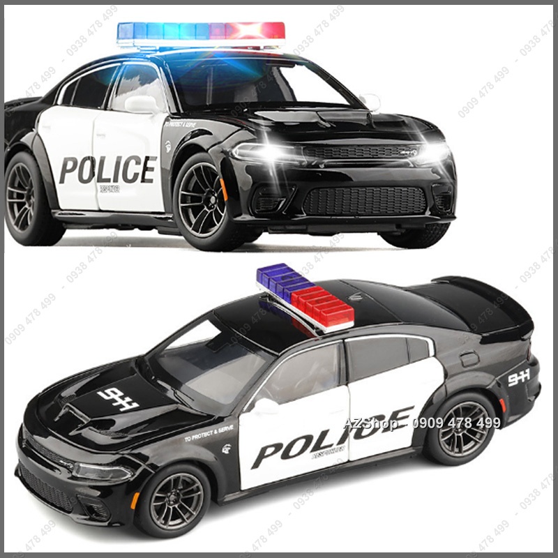 Xe Mô Hình Kim Loại Cảnh Sát Dodge SRT Police - Tỉ Lệ 1:32