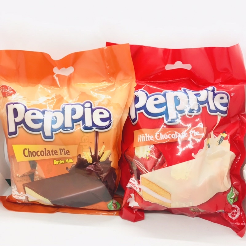 Bánh Peppie Phủ Socola Kem Bơ Sữa/ Socola trắng Túi 216G