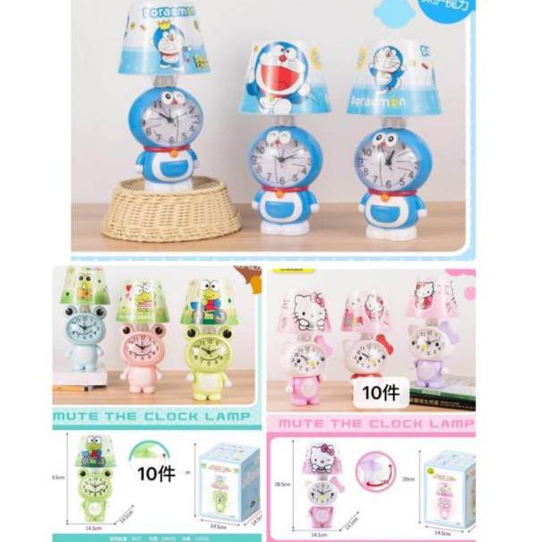 Đồng Hồ Báo Thức Hình Doraemon / Gấu / Keropi Dễ Thương