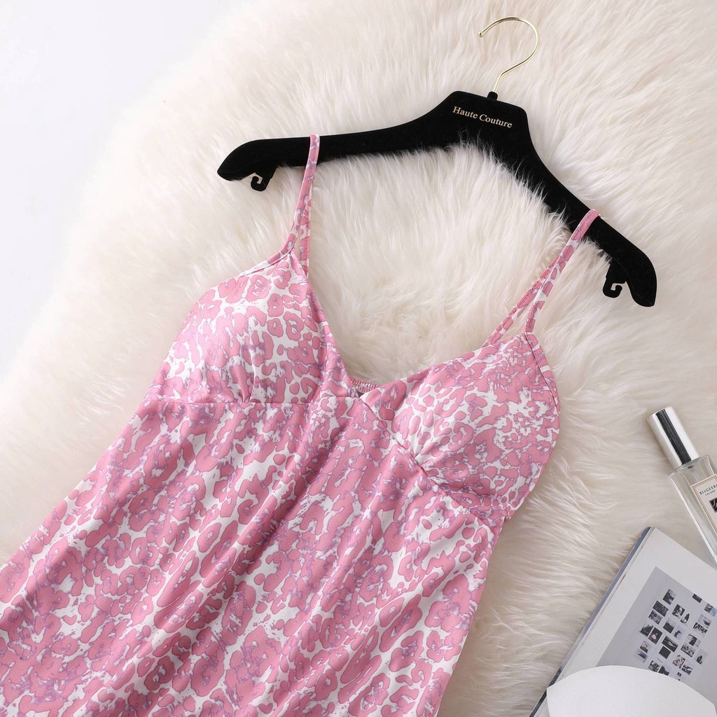 Váy ngủ 2 dây lụa Hàn Cao Cấp, đầm ngủ,váy ngủ nữ Lụa satin hai dây sexy gợi cảm đồ ngủ | BigBuy360 - bigbuy360.vn