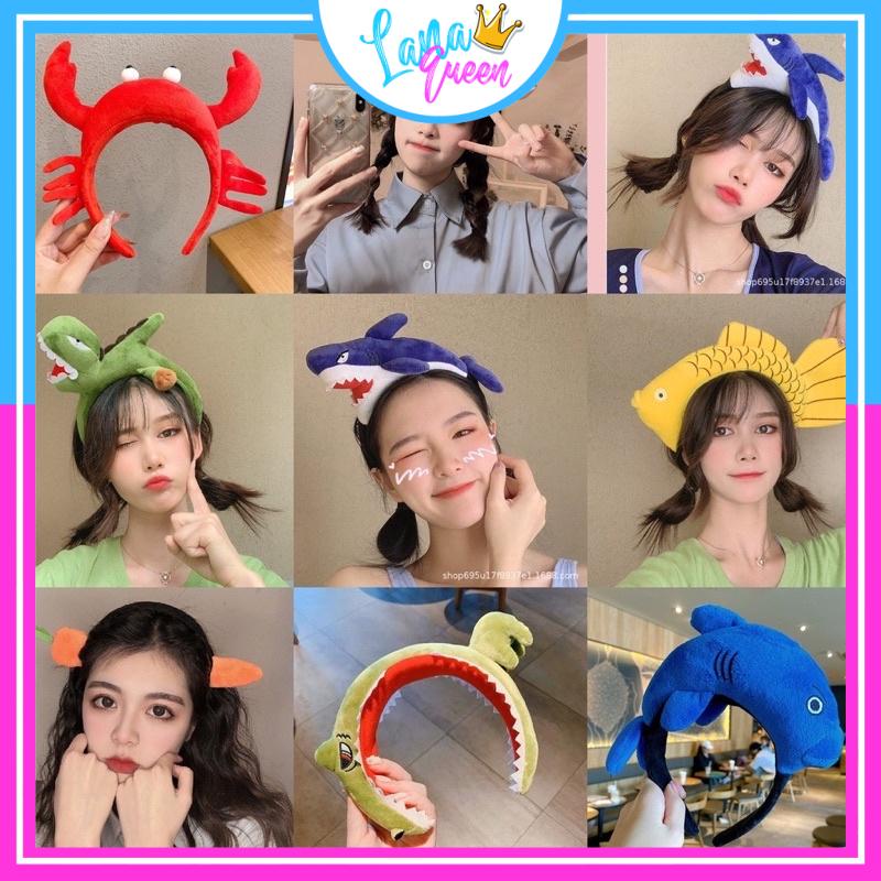 Băng Đô Bờm Cài Tóc Vải Hình Con Vật Dễ Thương Cute Hot Trend - LANA QUEEN