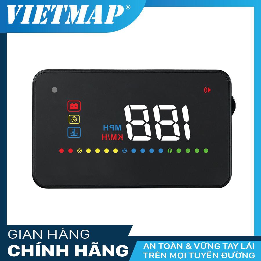 MÀN HÌNH HIỂN THỊ THÔNG TIN TRÊN KÍNH LÁI VIETMAP HUD V200