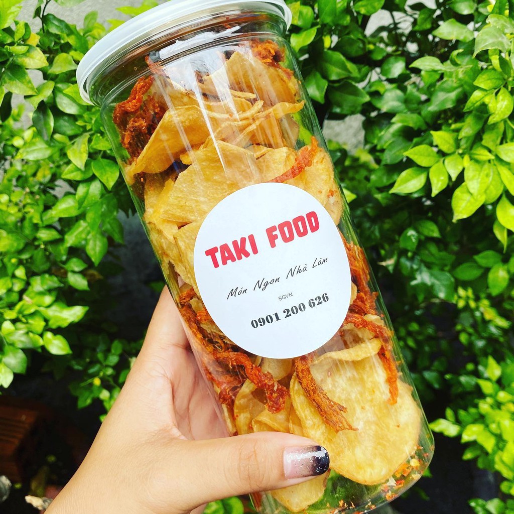 Khoai lang sữa lắc khô bò - Takifood