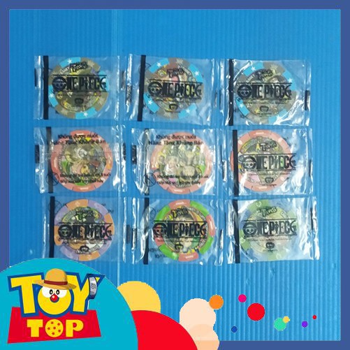 [Một thẻ] Thẻ Toonies One Piece Chibi đầu to Liên minh thủy chiến nhựa lắp ghép xếp hình còn seal nhóm đôi