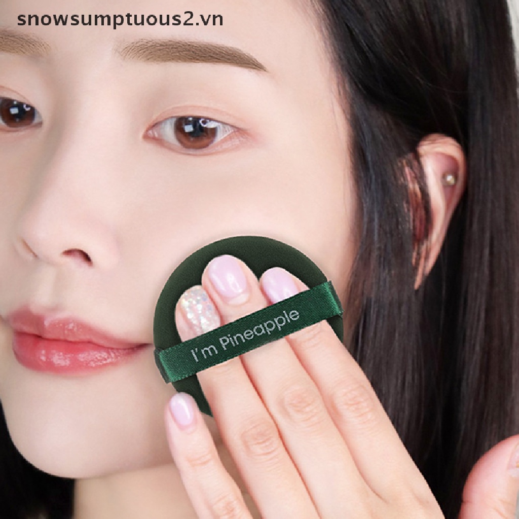 [Hàng mới về] Bộ bông phấn trang điểm I'm Strawberry hai mặt mềm sử dụng kép cho nữ