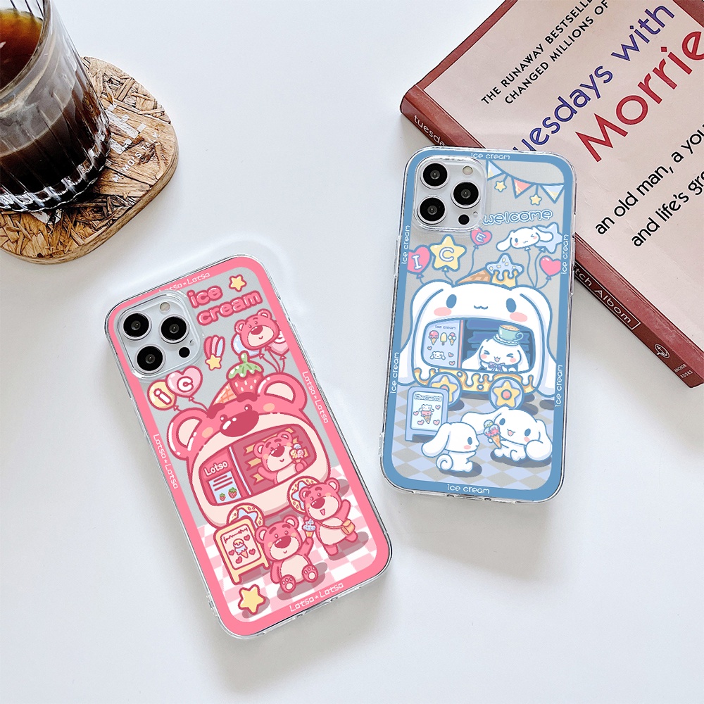 DISNEY Ốp Điện Thoại Hình Kem Ốc Quế Cho Iphone 11 Pro Max 12 Pro Max 13 Pro Max Mini Iphone 6 7 Iphone 8 Iphone 6 7plus Iphone Se 2020 Iphone X Xs Xr 5 4