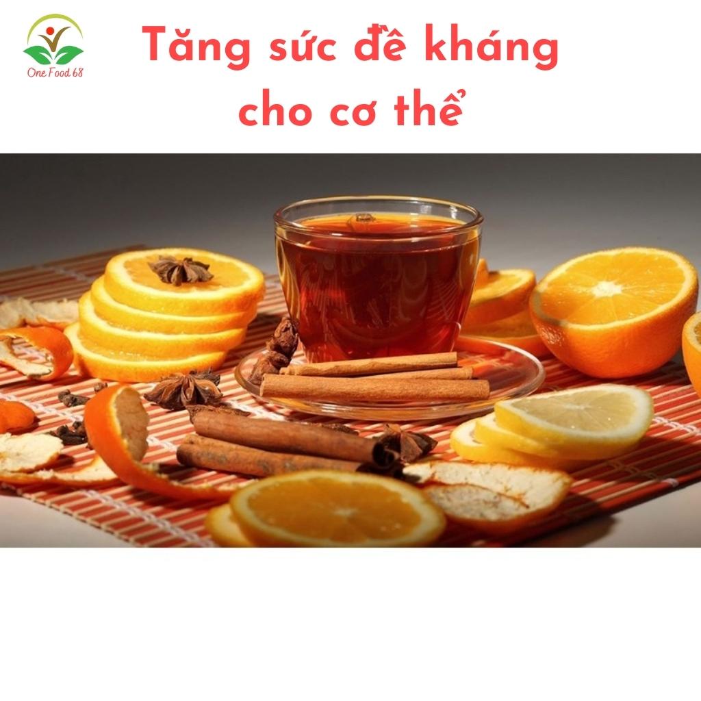 Trà Cam Quế Thảo Mộc Giảm Cân Thanh Nhiệt, Thanh Lọc Cơ Thể đẹp da, Giữ Vóc Dáng,Detox Giảm Cân OneFood68