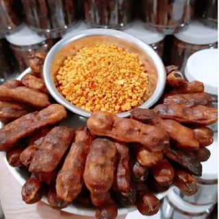 Me Lào muối tôm .