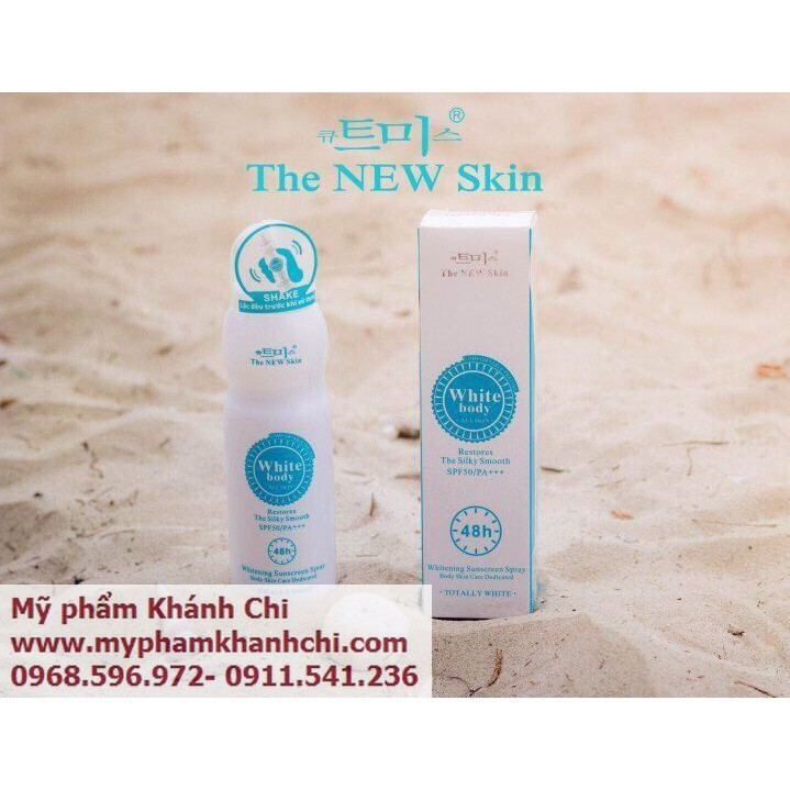 XỊT KICH TRẮNG CHỐNG NẮNG WHITE BODY SPF 50/ PA +++