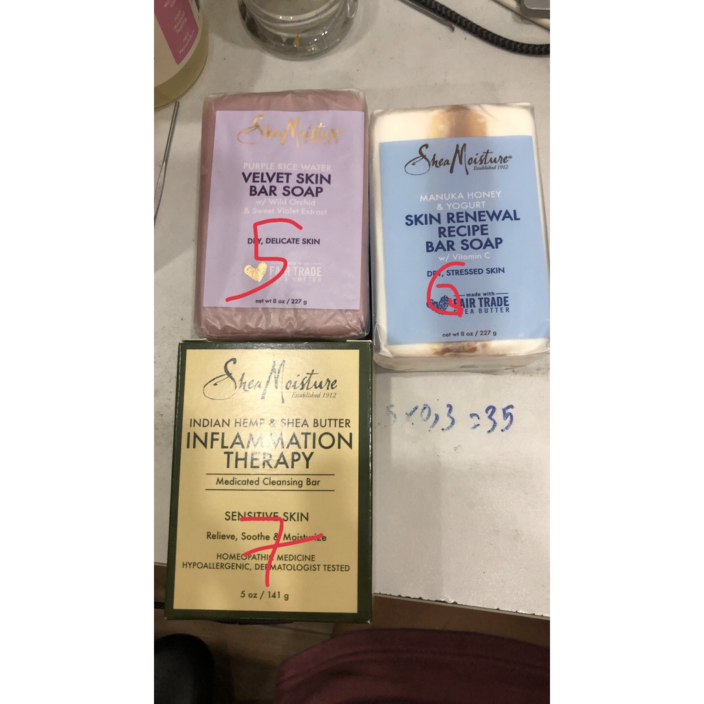 Shea Moisture thanh xà phòng làm sạch SheaMoisture BAR SOAP