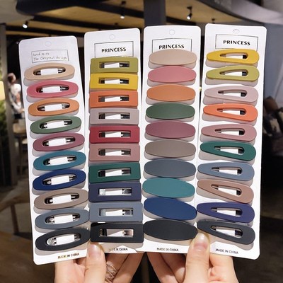 Set 10 kẹp giữ tóc mái bb acrylic phong cách INS Hàn Quốc