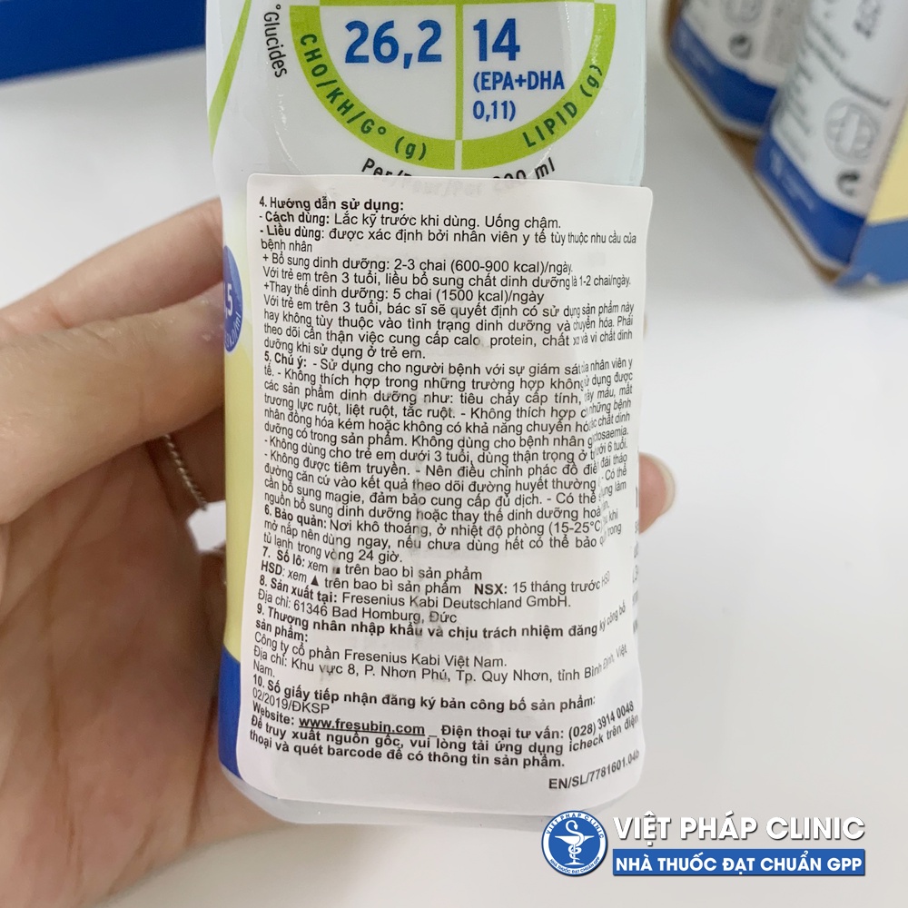 [CHÍNH HÃNG] Sữa Tiểu Đường Diben Drink Vanilla - Lốc 4 Chai