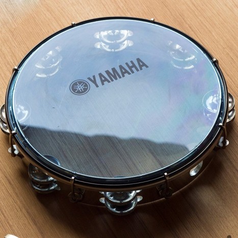 Trống Lắc Tay - Lục Lạc Gõ Bo Inox Tambourine Yamaha