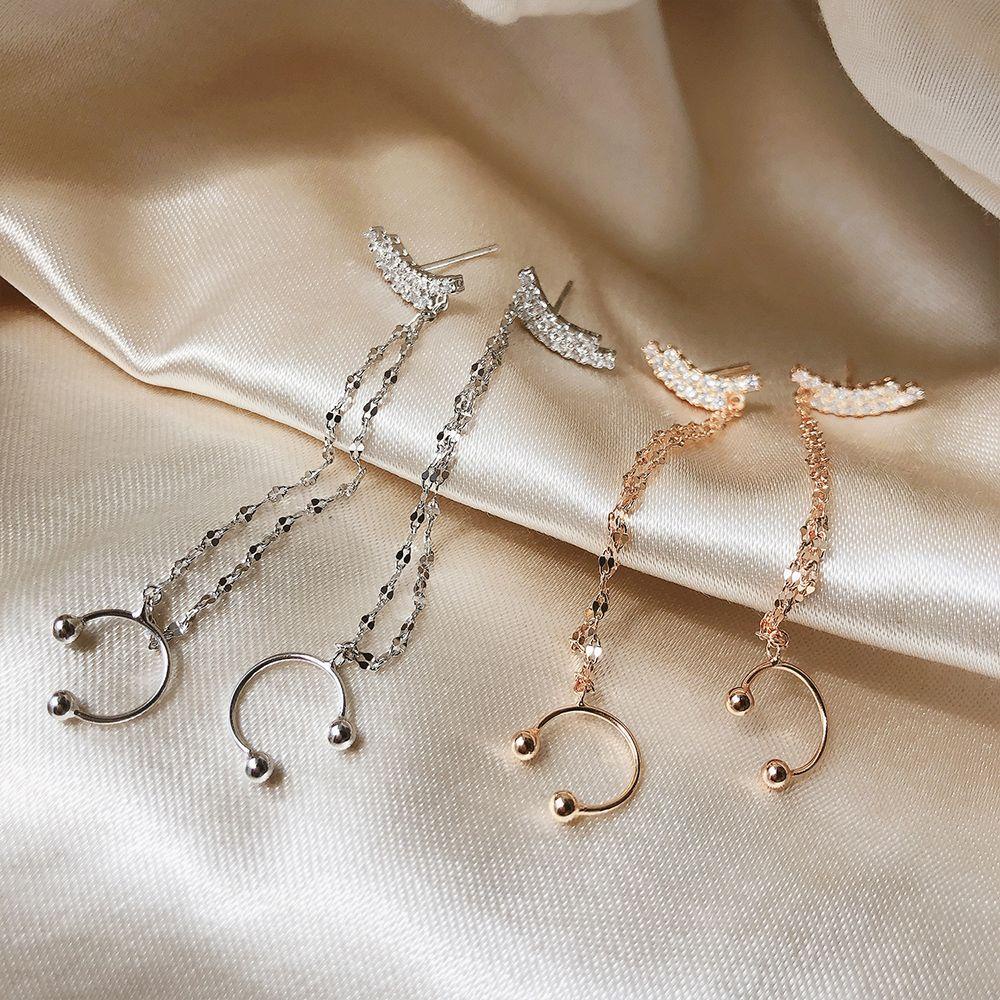 Khuyên Tai Dạng Chuỗi Tua Rua Dài Độc Đáo