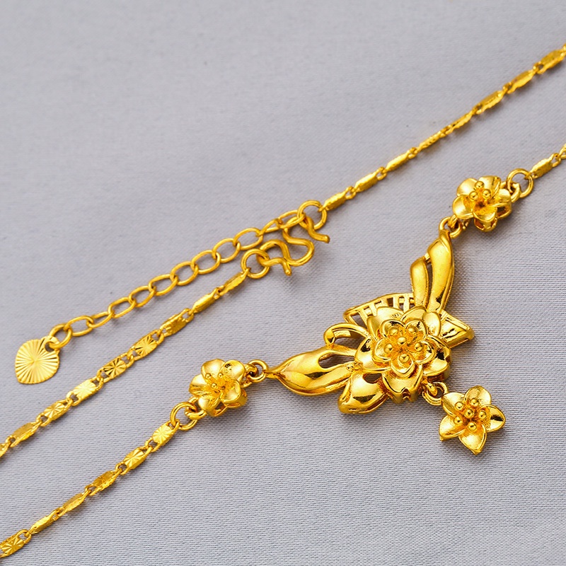 Dây Chuyền Mạ Vàng Đồng 2022 Kiểu Dáng Mới Thời Trang