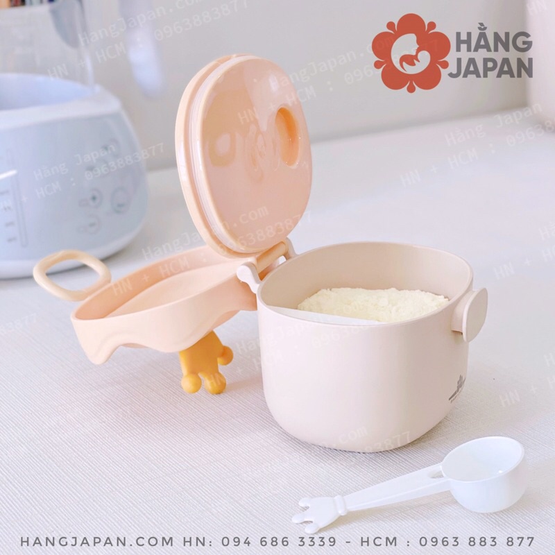 Hộp đựng sữa bột hình vương miện cao cấp hãng Baby Crown 230g và 430g