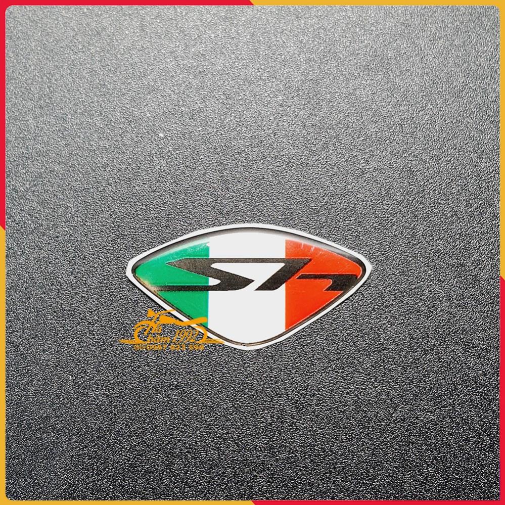 ✅ Tem Chữ Sh Nổi Màu Đỏ Dán Mặt Nạ Xe Máy Sh, Vision, Lead , Sh Mode  ✅