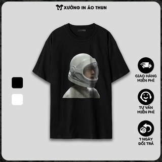 Áo thun Unisex ngắn tay không cổ Sơn Tùng phông form rộng XƯỞNG IN ÁO THUN