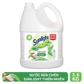 Nước rửa chén sunlight thiên nhiên can 3,6kg