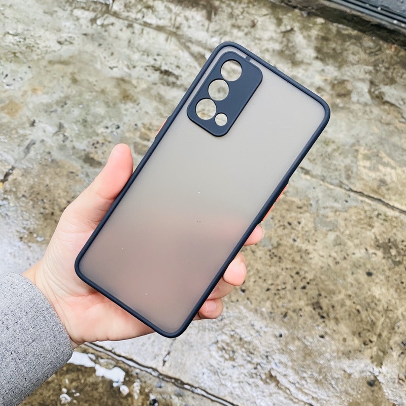 Realme GT Master Q3Pro Q3 Pro Canival Ốp lưng su non mặt lưng nhám viền màu chống sốc ốp điện thoại bảo vệ Camera sau