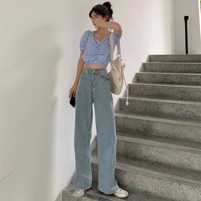 [CÓ SẴN] Quần Jean ống xuông basic