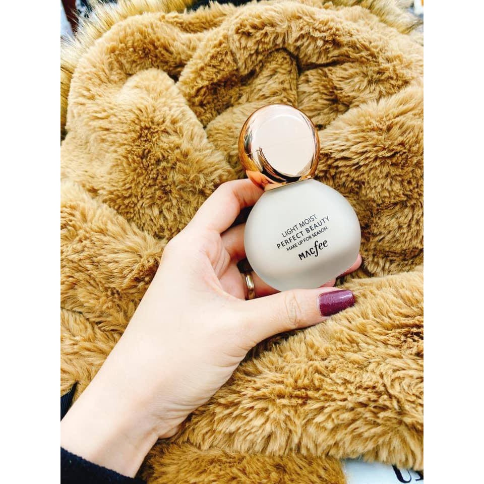 【có sẵn】Kem nền + che khuyết điểm + dưỡng ẩm lâu trôi thiết kế chai hình bóng đèn MACFEE (Hàng chính hãng) | BigBuy360 - bigbuy360.vn